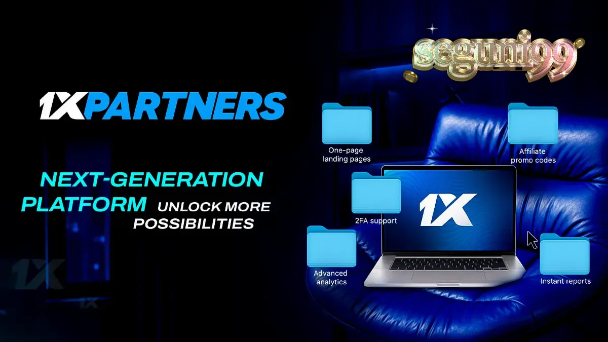 Tampilan antarmuka dasbor 1xPartners yang diperbarui untuk efisiensi mitra
